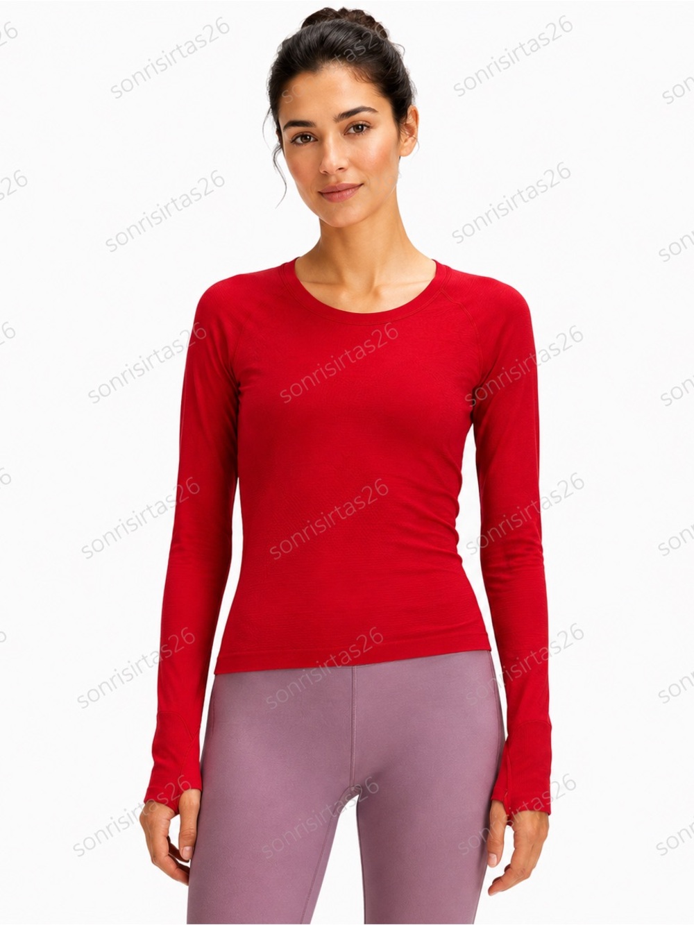 NWT LULULEMON Swiftly Tech Long Sleeve Top 2.0 Race Length Dark Red Size 6